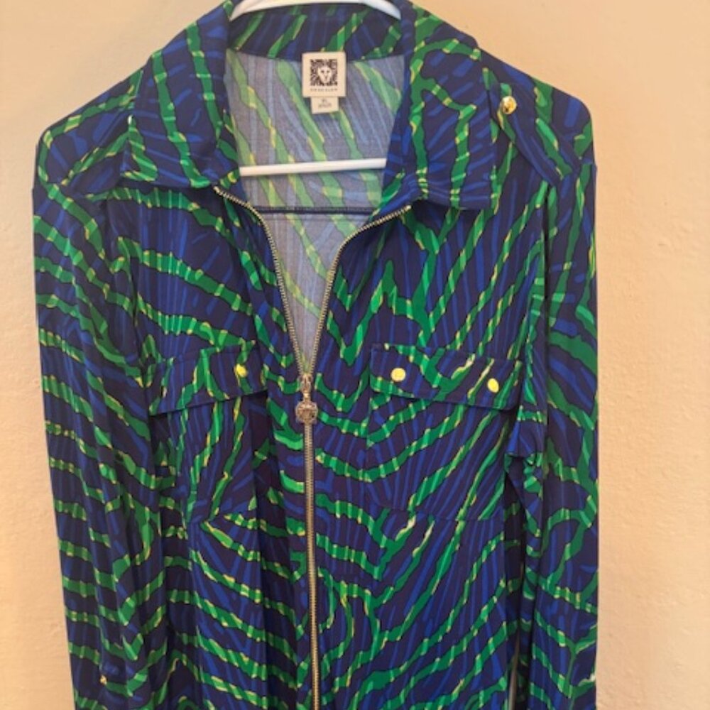 Anne Klein zippered lightweight jacket